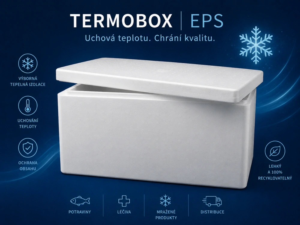 Polystyrenový termobox V 36 / 35,8 litru 