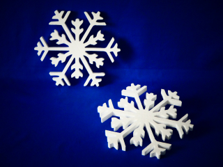 Polystyrenová vločka V 24,5cm