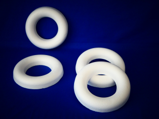 Polystyrenový věneček EPS Ø 250 mm - půlený