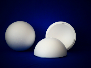 Polystyrenová koule EPS Ø 250 mm - půlená